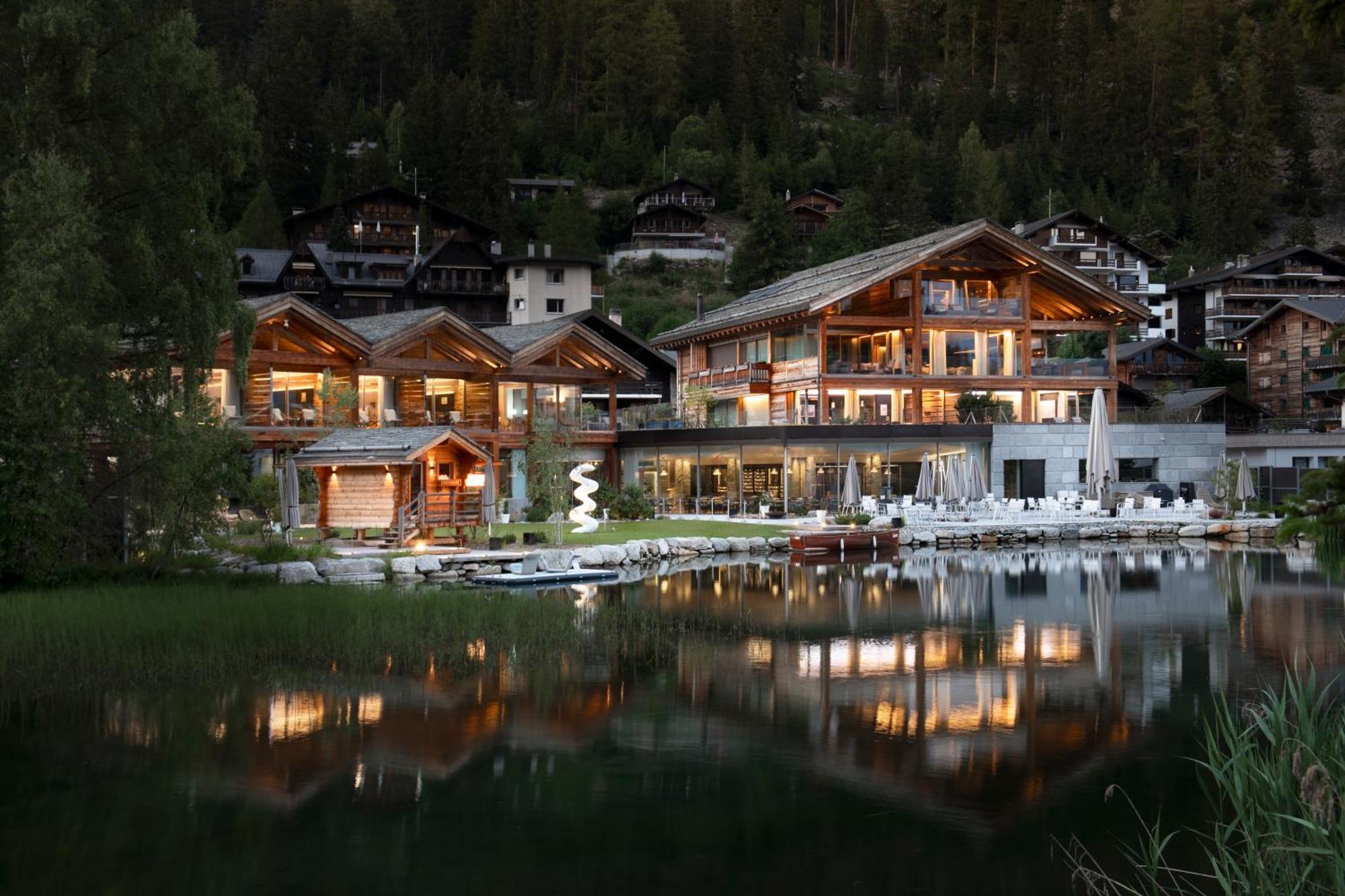 Hotel Au Club Alpin à Champex-Lac Extérieur photo