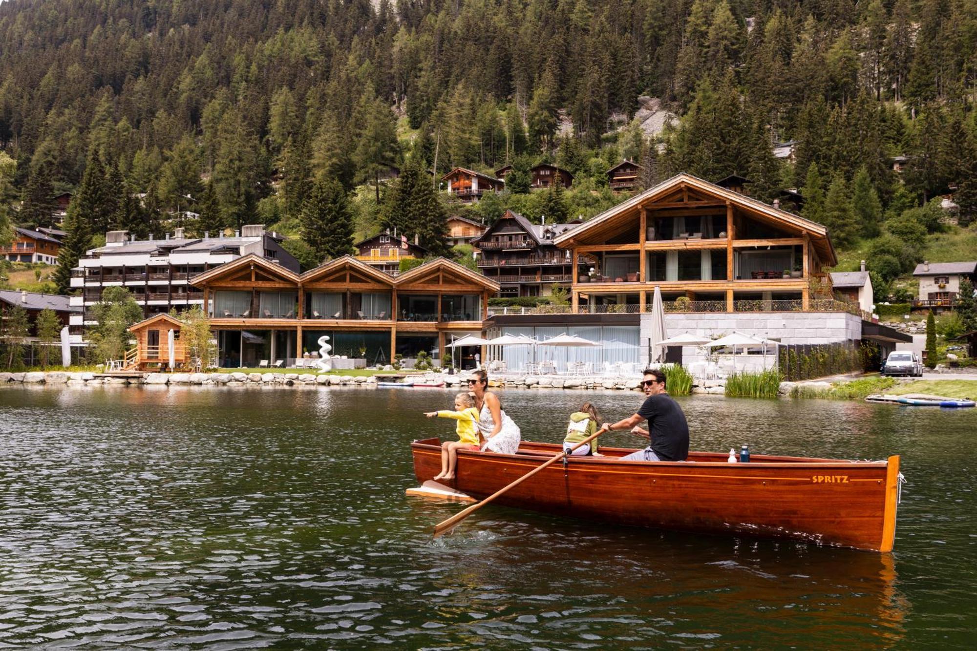 Hotel Au Club Alpin à Champex-Lac Extérieur photo